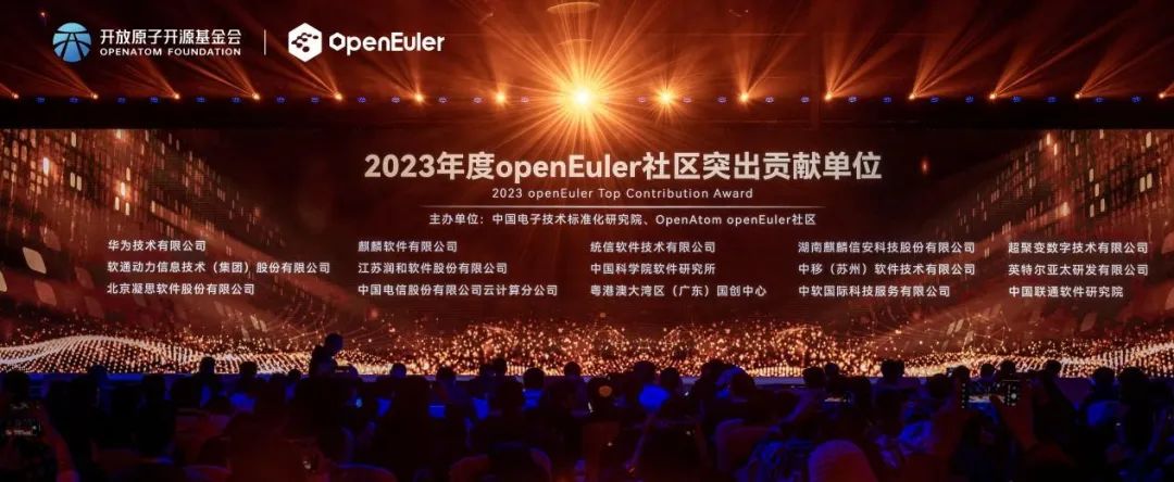 操作系统大会2023丨Z6尊龙集团官方网站升级斩获“2023年度openEuler社区凸起贡献单元”奖项